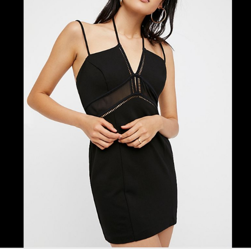 NWT Free People strappy black dress